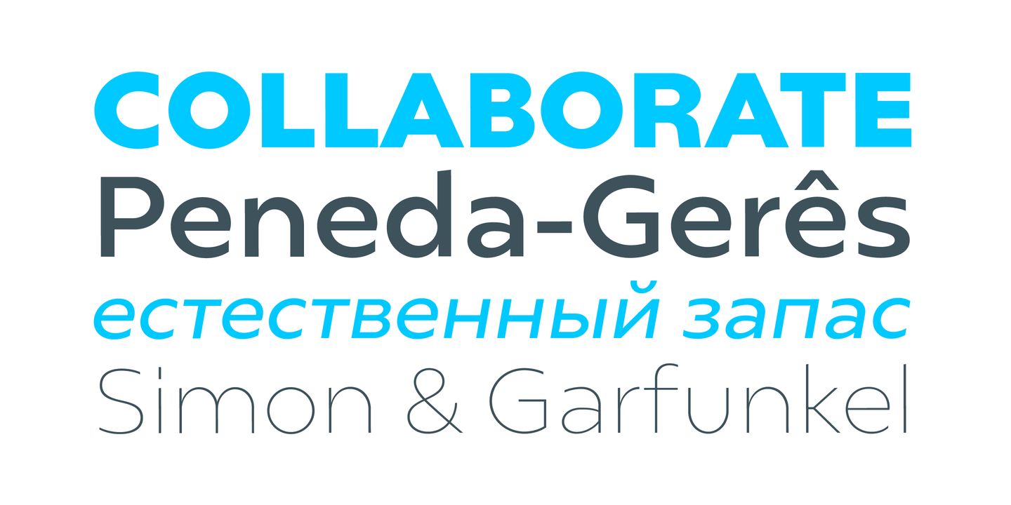 Przykład czcionki Gluy SemiBold Italic